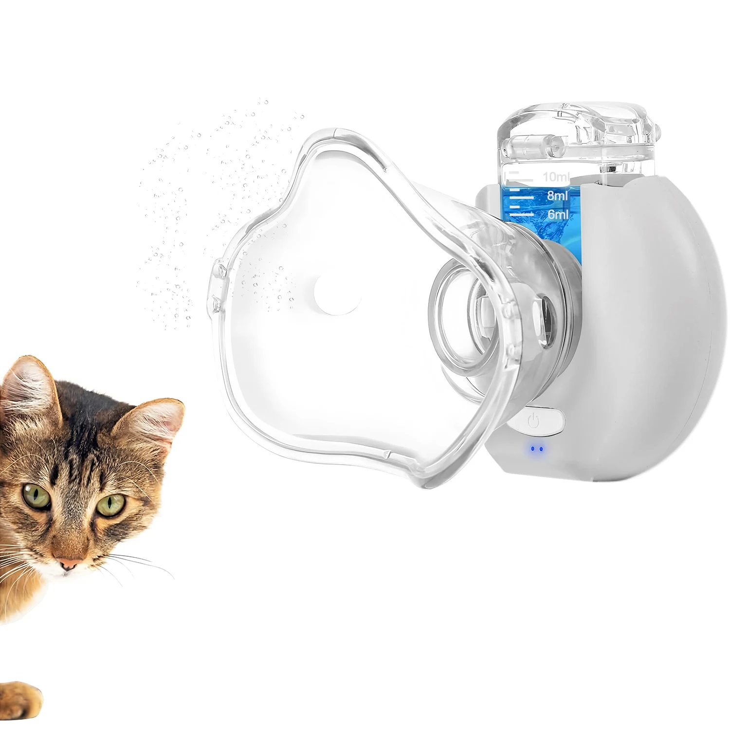 Home Use Pet Nebulizer for Cats & Dogs - Easy-to-Use Electronic Animal Nebulizer for Respiratory Relief & Pet Health