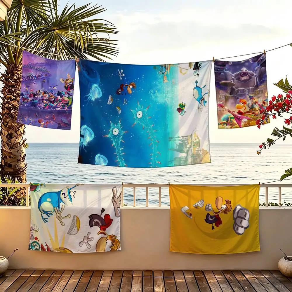 Rayman L-Legends Cartoon Platform Adventure Game flag For Camping Party Picnic Studio Booth Background Wall Interior Decoration