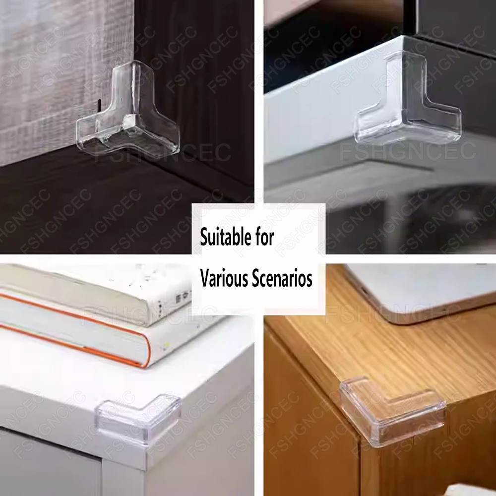 ฝาครอบมุมโต๊ะซิลิโคนป้องกันการกระแทกสำหรับเด็ก 10 ชิ้น