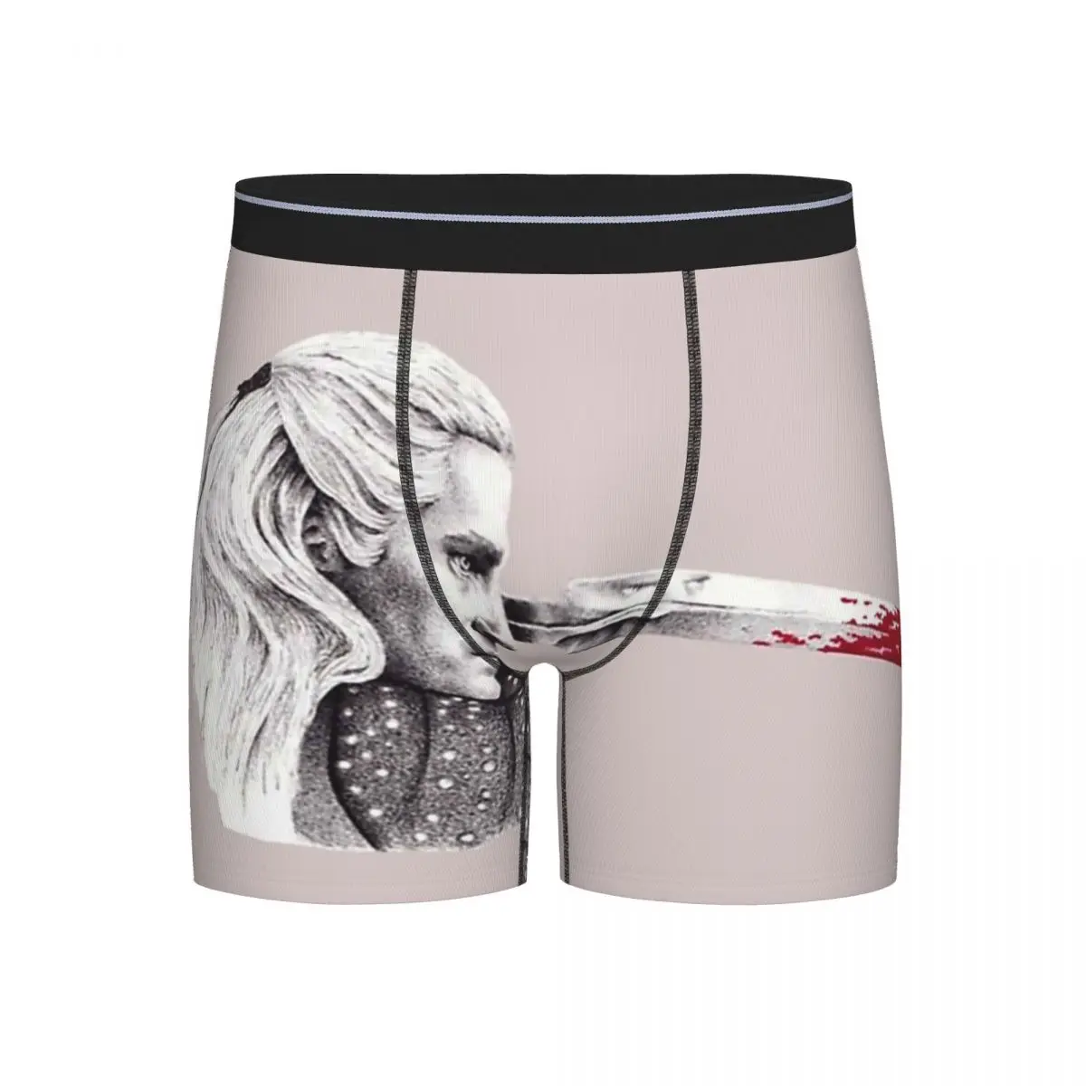 

Long Boxer Underpants Shorts Henry Cavill Panties Male Breathable Underwear for Homme Man Boyfriend Gift