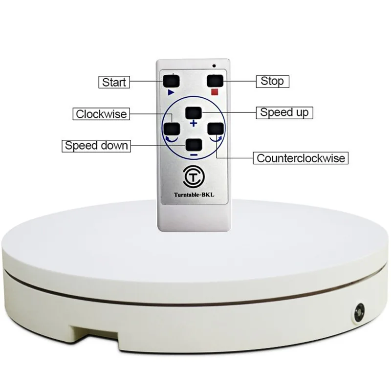 Remote Control Heavy Duty Loading Turntable Mannequin Display Stand 360 Degree Electric Rotating Base Turntable-BKL 3D Scanning