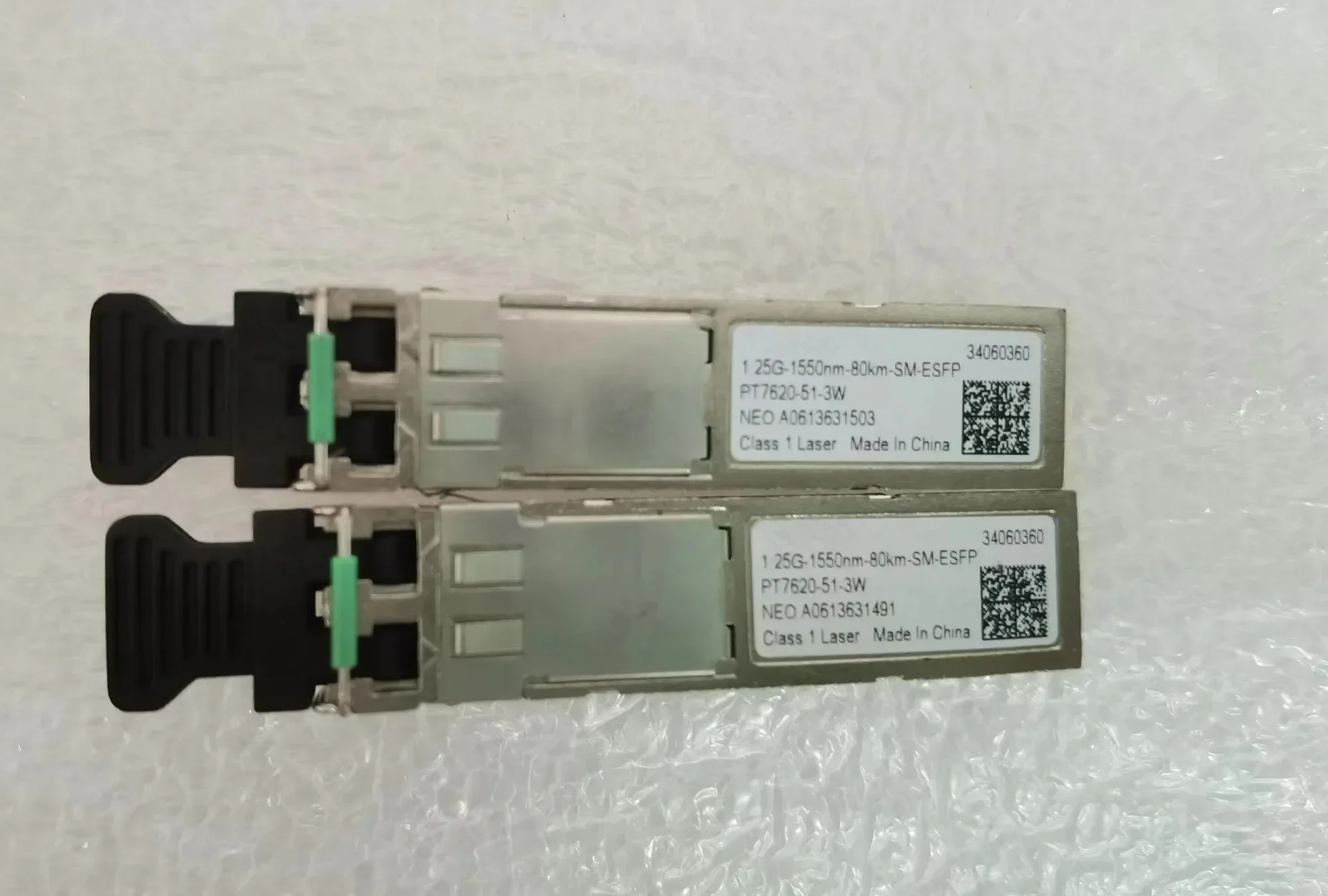 ONE ESFP 1.25G 80km Optical Module 34060360 1.25G-1550nm-80km-SM-ESFP RTXM191-502 454001 LTD1519-BC+ Gigabit 80KM Adapter Switch