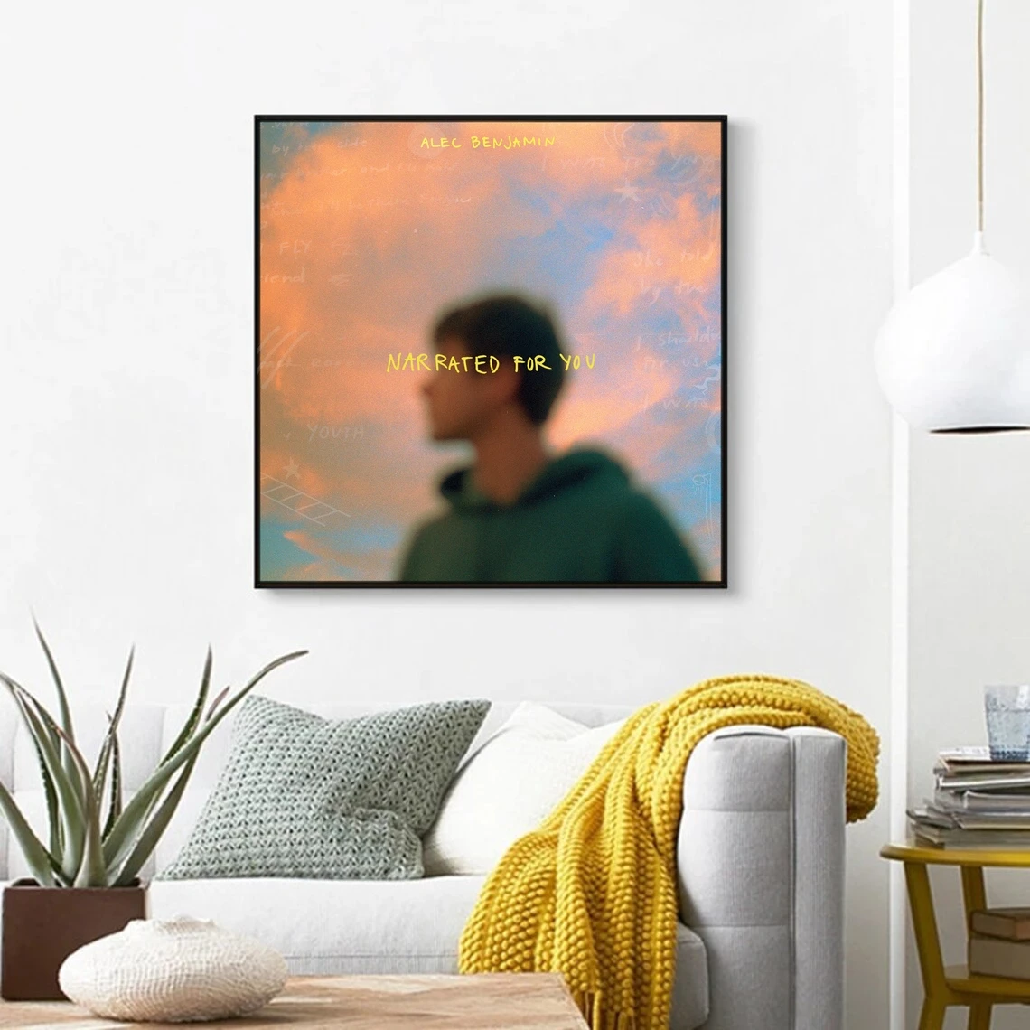 Alec Benjamin Narrated For You Music Album Poster Canvas Art Print Home Decor Wall Painting ( No Frame )