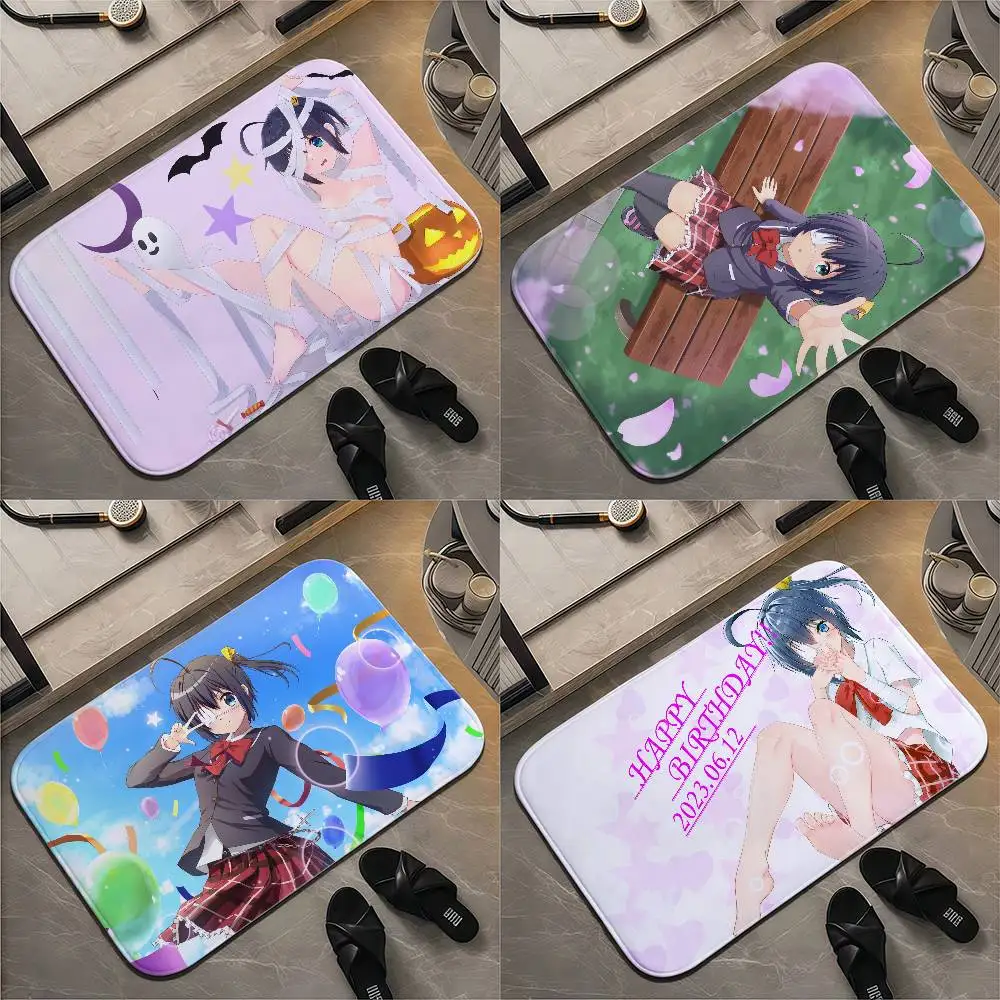 

Love Chunibyo Other Delusions Floor Mat Printed Large Carpets Room And Bedroom Carpets Bathroom Anti Slip Door MATS Small Carpe