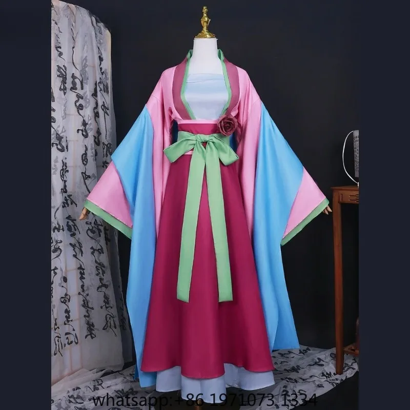 Kusuriya No Hitorigoto Maomao Cosplay Costume Wigs Halloween Party Role Play Outfit for Women