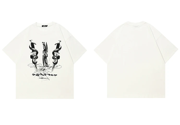 Snake Dagger Graphic T-Shirt Sa03c9aca68414f65b0b3a658437227082
