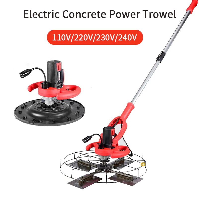 Electric Concrete Finishing Machine Wall Plastering Cement Mortar Polishing Machine for Concrete Polishing Concrete Power Trowel