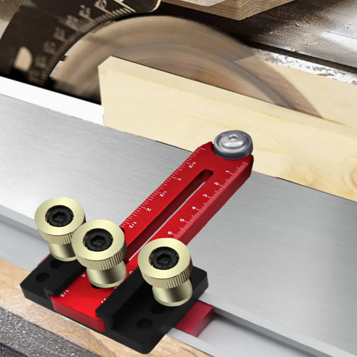 Serra de mesa flip-chip rolo limite de corte rápido backer carpintaria mesa corte imprensa alimentação ferramenta auxiliar