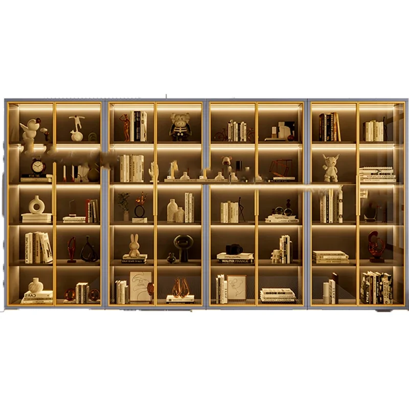 Book Cabinet Shelves Storage Organizer Booksellers Desk Bookcase Kitchen Living Room Furniture Scaffale Libreria Locker Cabinets