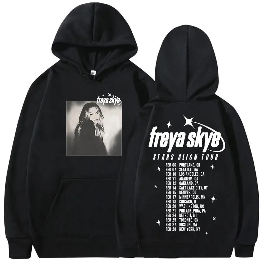 

Толстовка Freya Skye большого размера со звездами Align Tour Merch, толстовка с капюшоном для мужчин и женщин, уличная толстовка, модная флисовая уличная одежда высокого качества