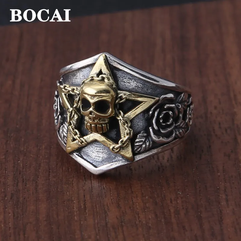 bocai anel de caveira olho do diabo para homens 100 s925 joias de prata presente personalizado elegante novo atacado 01