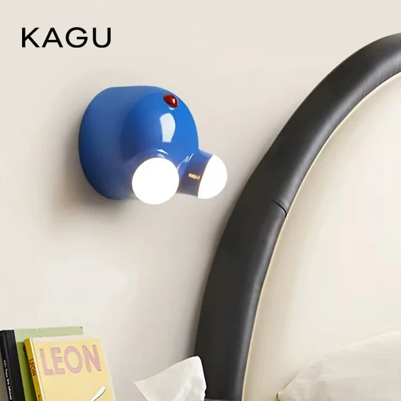 

Nordic Blue Fat Wall Lamp Bedroom Living Room Wall Lamp Study Wall Lamp Mural Lamp Simple And Cute Children's Room Wandlamp
