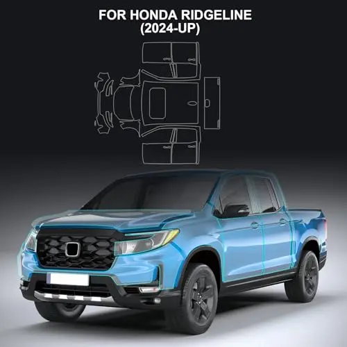 

For Honda Ridgeline 2024-2025 TPU Paint Protection Film Self-Healing Clear Bra Pre-cut PPF Kit Car Body Anti-Scratch Resistant