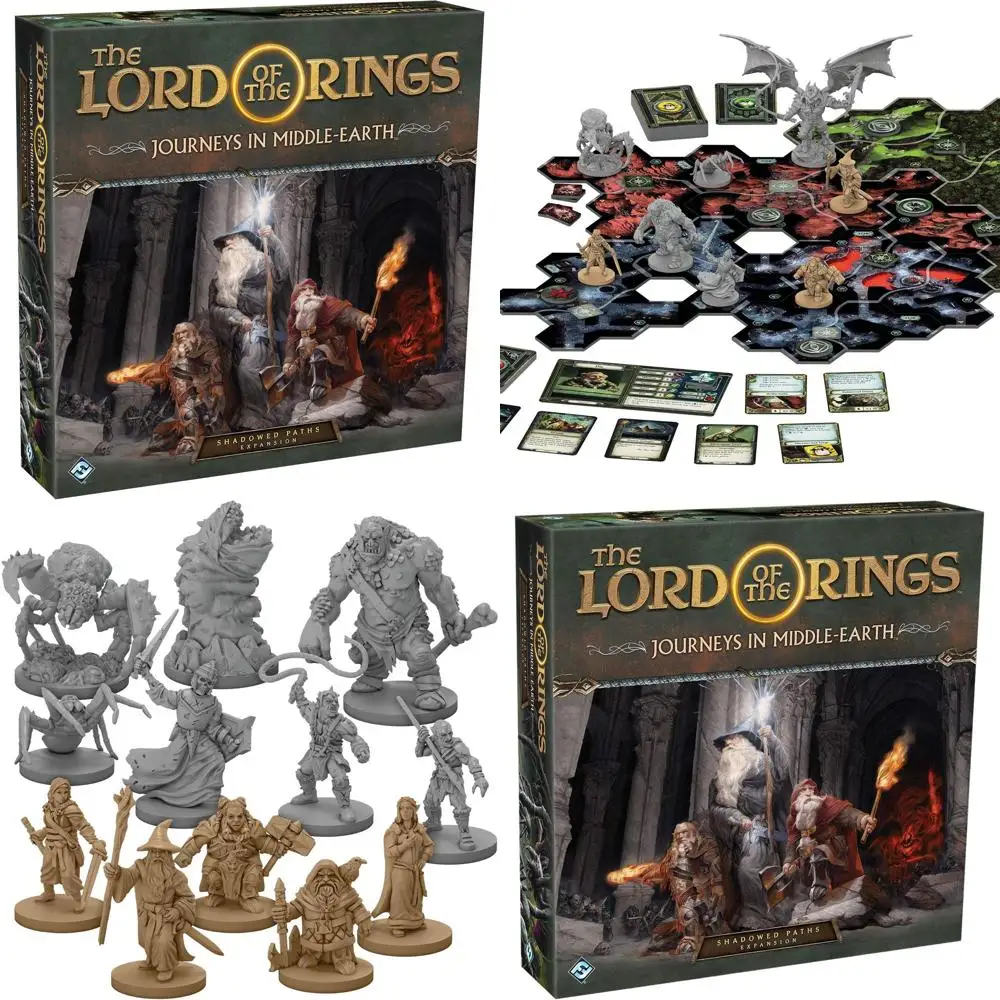 

Shadowed Paths Expansion: Middle-earth Adventure Board Game for Ages 14+, 1-5 Players, 60+ Min Playtime by Fantasy Flight Games