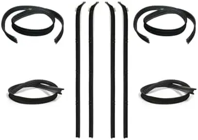 

Complete Window Glass Seal Kit for W250 (1981-1993) - Driver & Passenger Front Upper