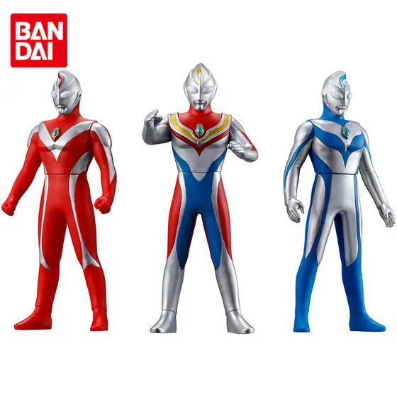 BANDAI 500 Series EX Ultraman Dyna 25th Anniversery Anime Action Figures Toys For Boys Kids Children Birthday Gifts