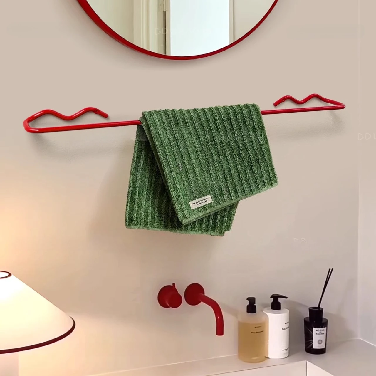 

Bathroom Towel Bar, Dopamine Towel Racks for Bathroom Wall Mounted, Towel Holder Organizer Rod, Modern Home Decor