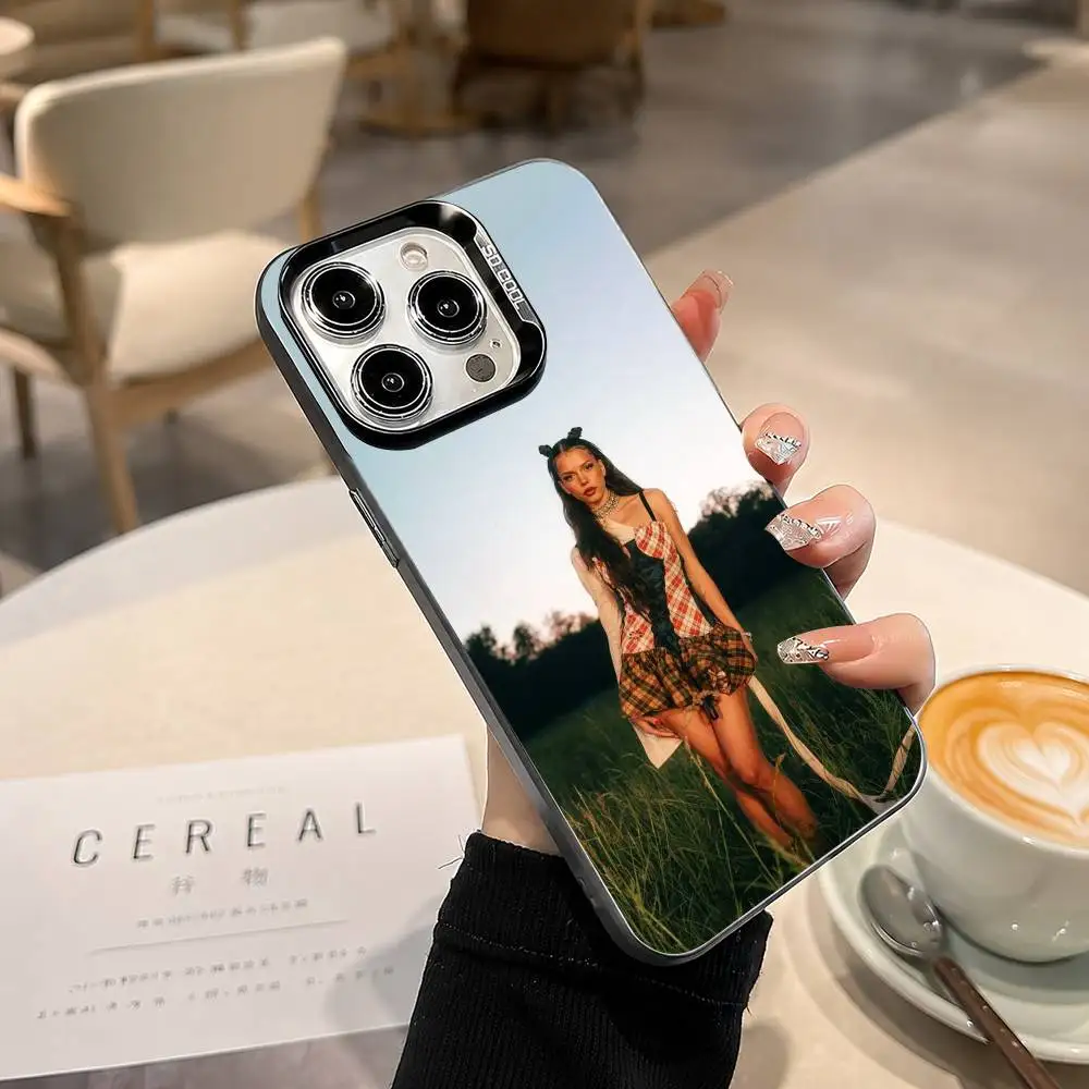 Hot singer Nina Chuba  gift Phone Case For iPhone 17,16,15,14,13,12,11 Plus,Pro Max,XS,Colored Silver Plated Inside Cover