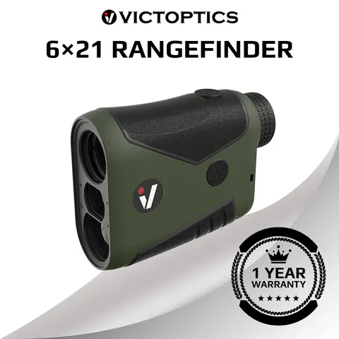 Victoptics 6×21 소형 휴대용 거리 측정기 5-750미터/6-800야드 범위 0.3S 각도 범위에 따른 응답 시간 사용 용이성