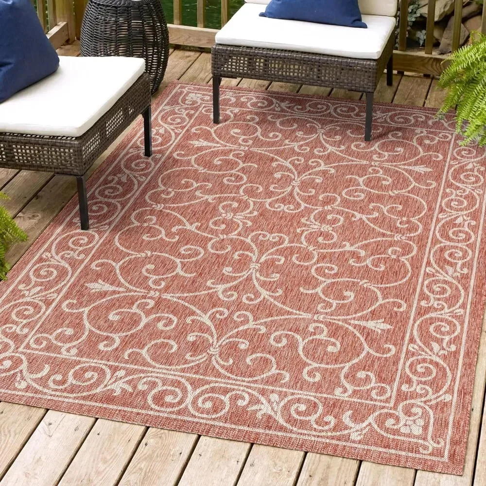 

l Outdoor Rug, 5 Ft. X 8 Ft. Area-Rugs, Classic, Easy-Cleaning, Non-Shedding, Outdoor Rug