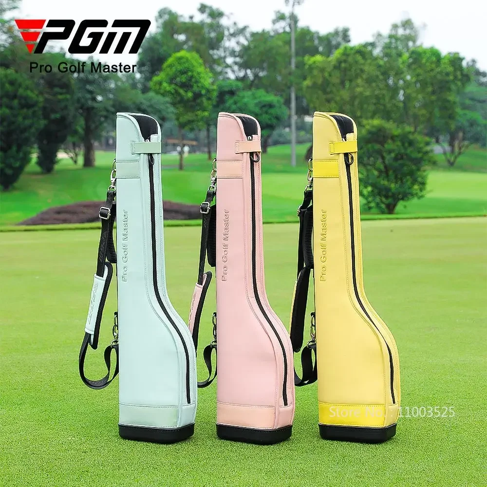 PGM Golf Bag Portable Gun Bag Ultra-Light High Capacity Club Package Practice Stand Pack with Shoulder Belt Can Hold 5-6 Clubs