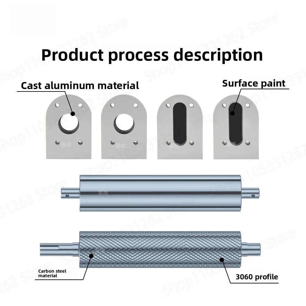 Belt Conveyor Drive Roller and Idler Roller with Bearing for Assembly Line Accessories
