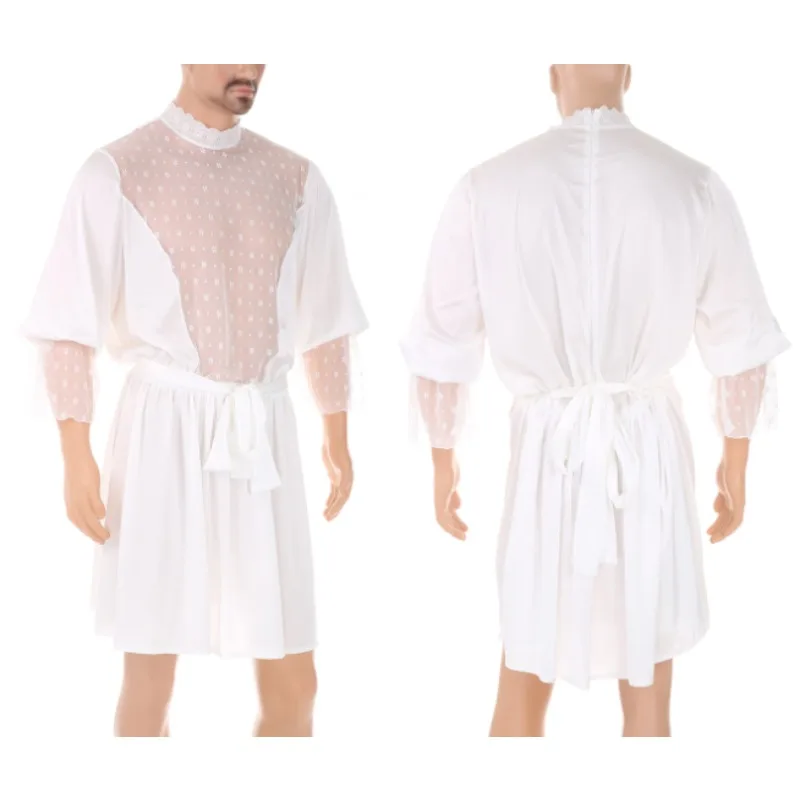 

Bride Groom Costume Mens Wedding Dress Funny Costume Cosplay Lingerie for Men Comedy Costume Outfit