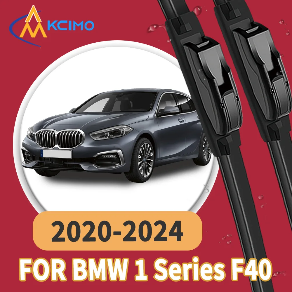 

2pcs High Quality Windscreen Silent Black Car Rain Brush Front Windshield Auto Wipers Perfect Fit for BMW 1 Series F40 2020-2024