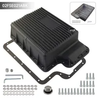 Black/Silver Deep Pan 5R110 Transmission Heavy Duty High Performance For Ford Super Duty 6.0/6.4L F250/F350 03-10 Powerstroke