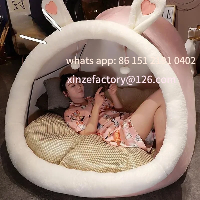 

Customizable A Large Creative Cartoon Style Pet Nest for Living with Humans and Pets, Perfect for Living sofa