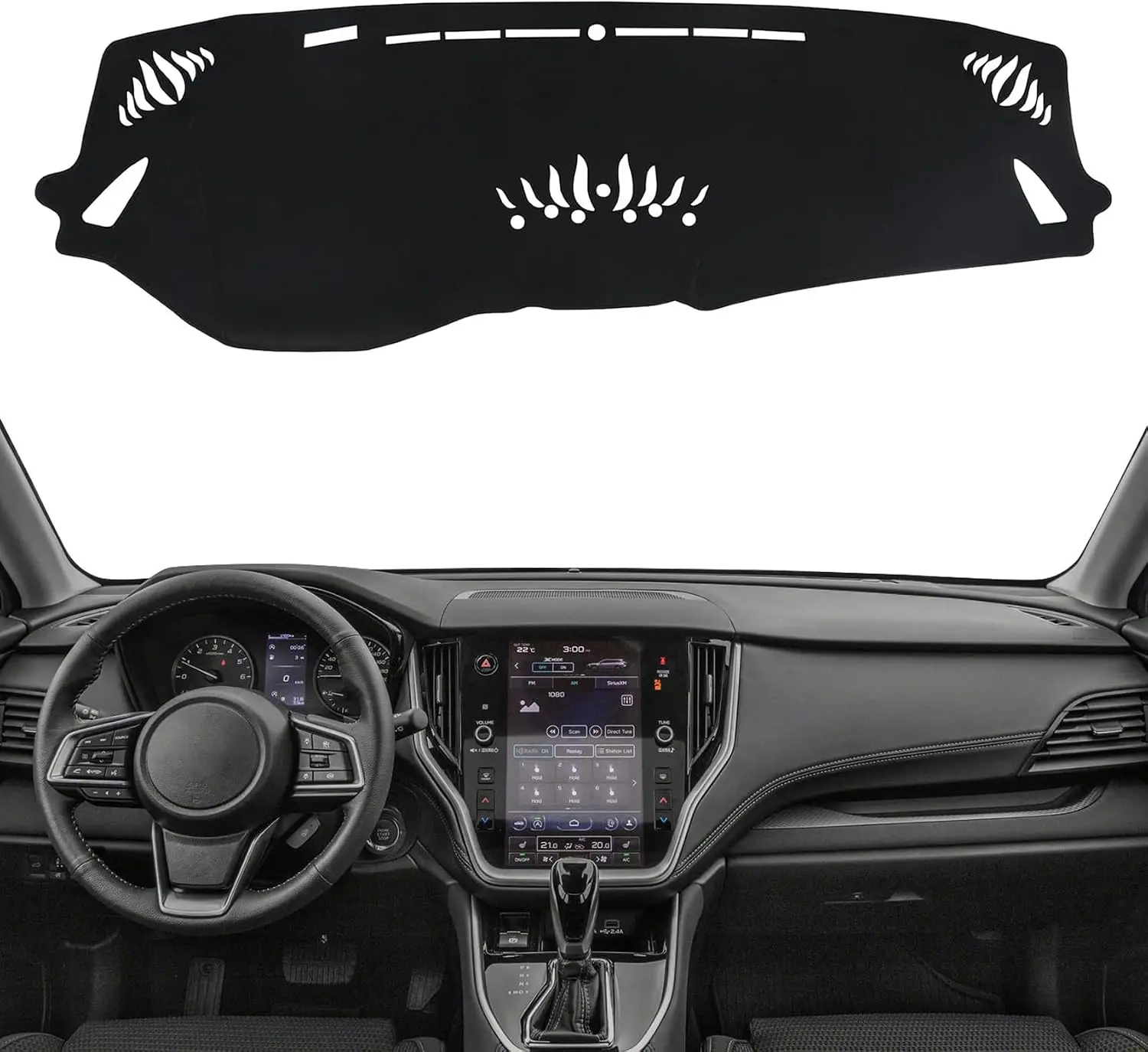 For Subaru Outback 2020-2025 Dashboard Sun Shade Mat Dash Cover Protector Anti-UV Non-Slip Interior Accessories Upgrade