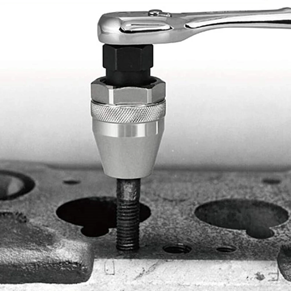 Damaged Bolt Remover 3/8inch Breakage Bolt Extractor Removes 1/4-Inch To 1/2-Inch Stud Used with Impact/Ratchet Wrench Hand Tool