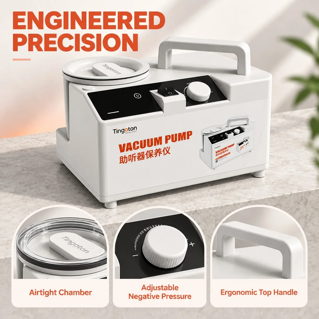 Ultraviolet Disinfection Vacuum Cleaner Drying Box with Timer Hearin Aid Maintenance DeviceQuiet  Vacuum Cleaner Maintenance2026