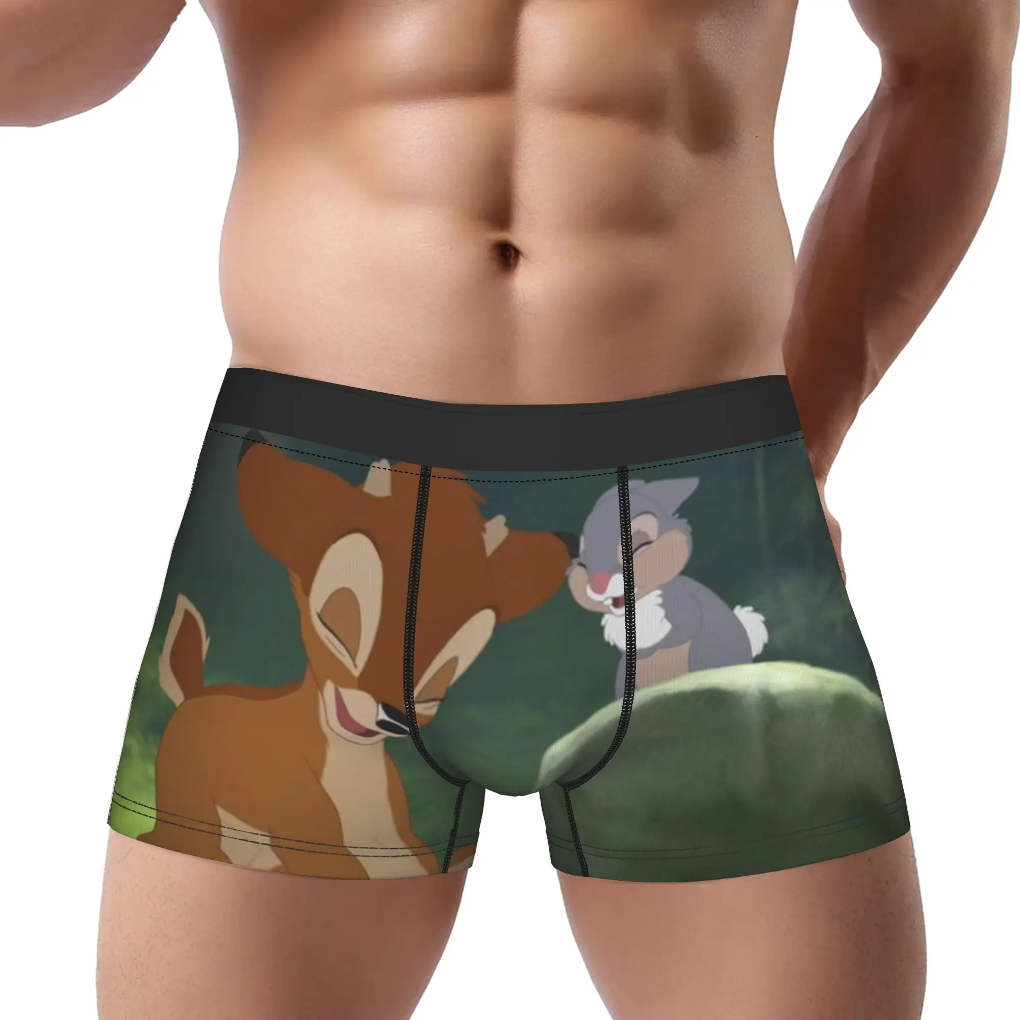 

Трусы Smile Bambi, дышащие трусики, мужское нижнее белье, удобные шорты, трусы-боксеры