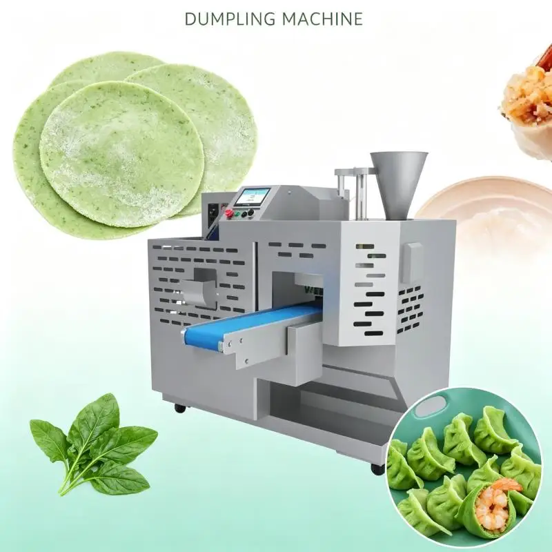 Automatic Dumpling Production Machine Commercial Dough Sheet Filling Forming Equipment for Restaurant Food Processing
