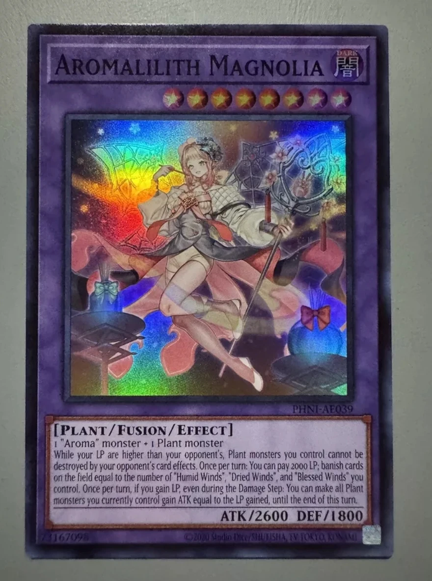 

Yugioh KONAMI Duel Monsters PHNI-AE039 Aromalilith Magnolia Super Rare Asian English Collection Mint Card