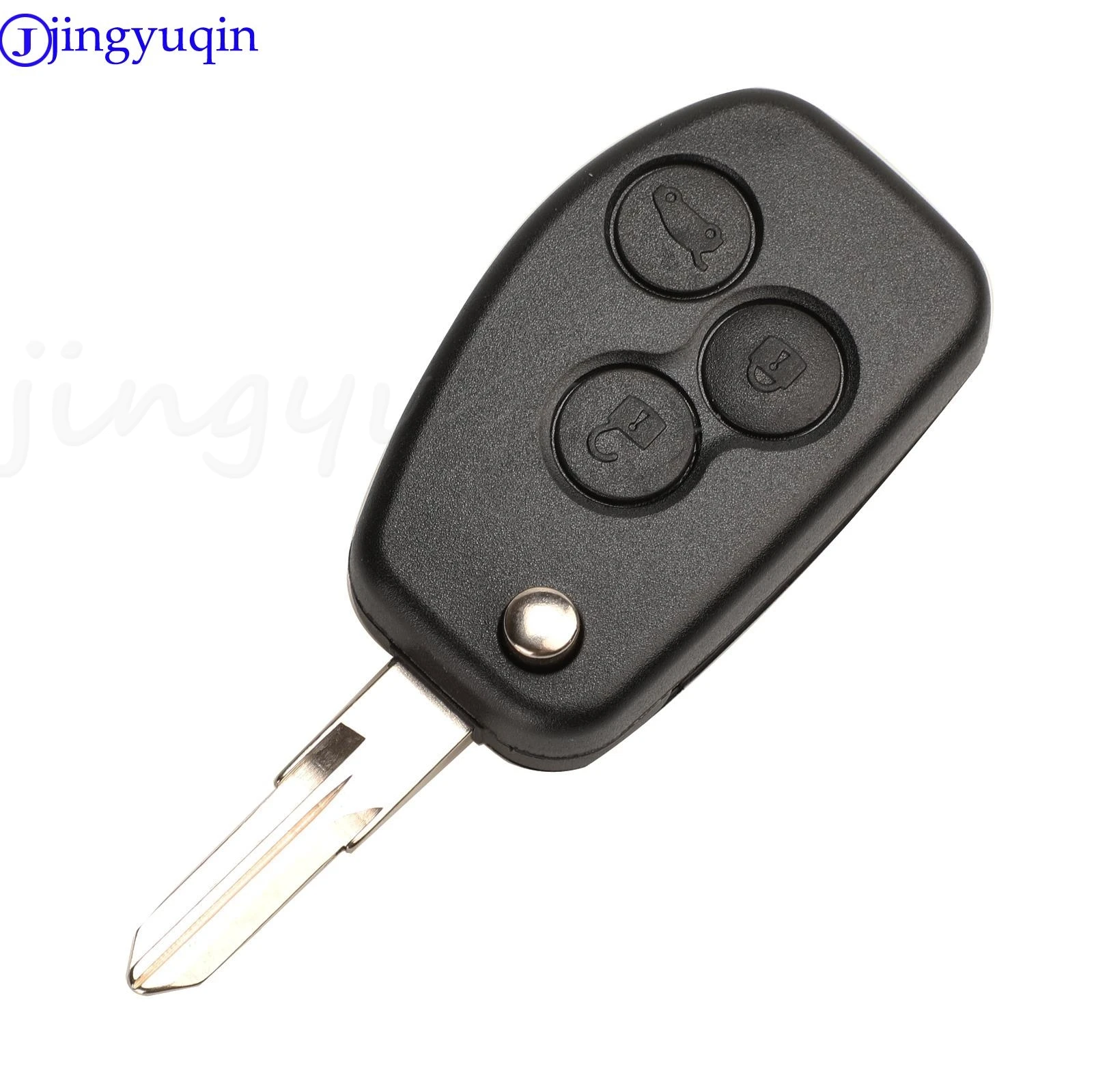 jingyuqin 2/3 Buttons Modified Car Key Shell For Renault Dacia Duster Modus Logan Espace Clio 3 Twingo Kangoo