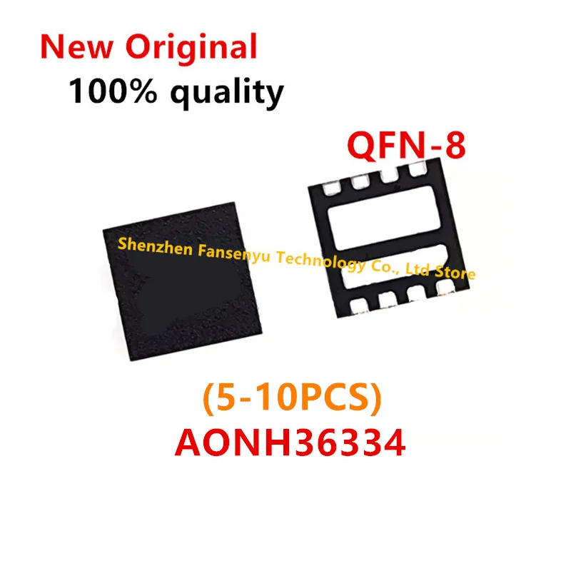 (5-10pece)100% New AONH36334 AON36334 AO36334 36334 QFN-8 Chipset