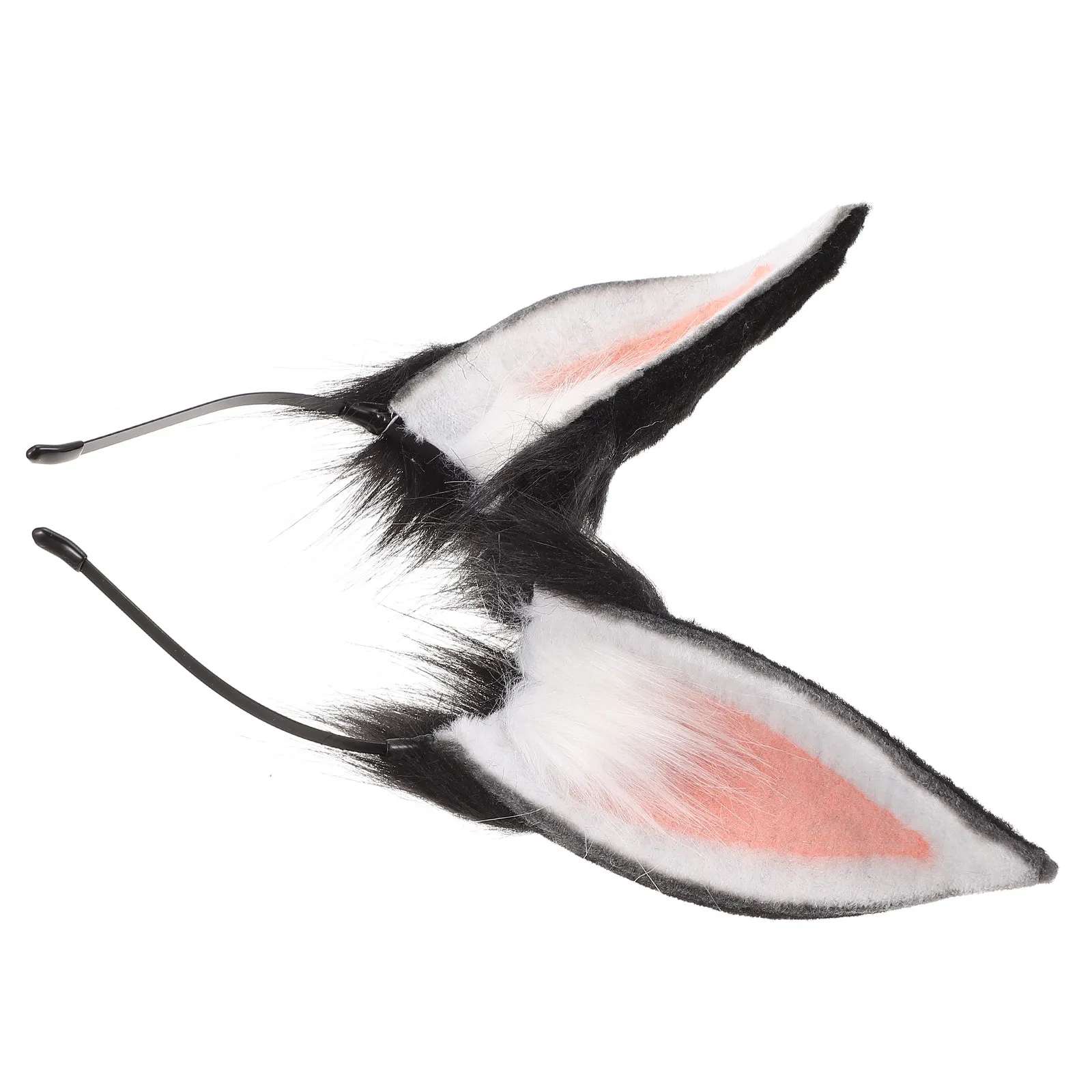 1-個ウサギの耳ヘアバンドかわいいソフトで快適な女性のヘッドバンドパーティーヘッドドレスヘアアクセサリーフェスティバルギフト用