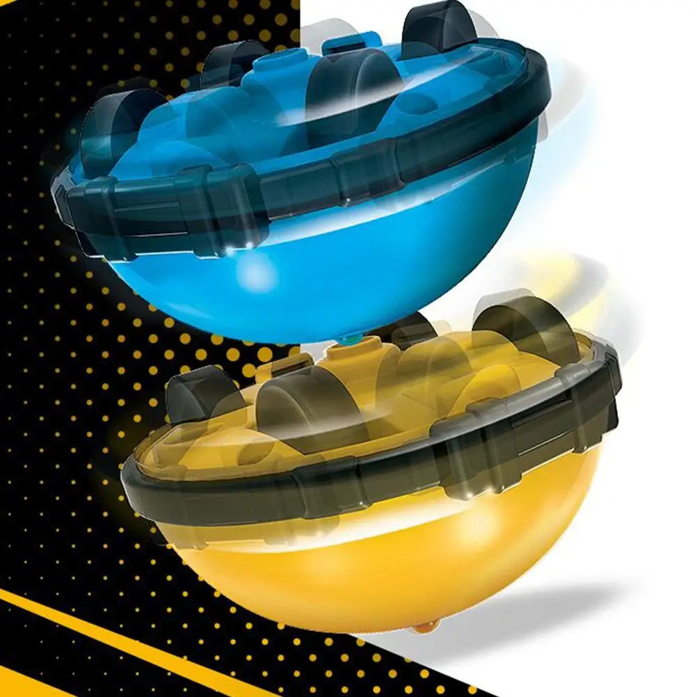 Robot gyroscopique assemblé à monter soi-même, jouet éducatif pour enfants, puissance de Friction, Mode St ing, télécommande, ABS bleu