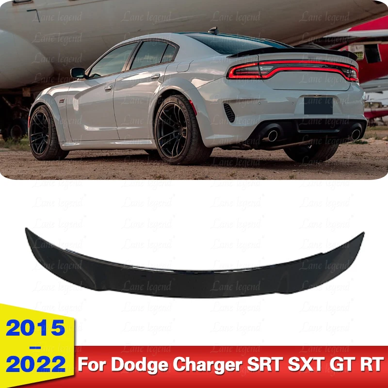 

Задний спойлер багажника, крыло, карбоновый вид для Dodge Charger SRT SXT GT RT 2015-2022