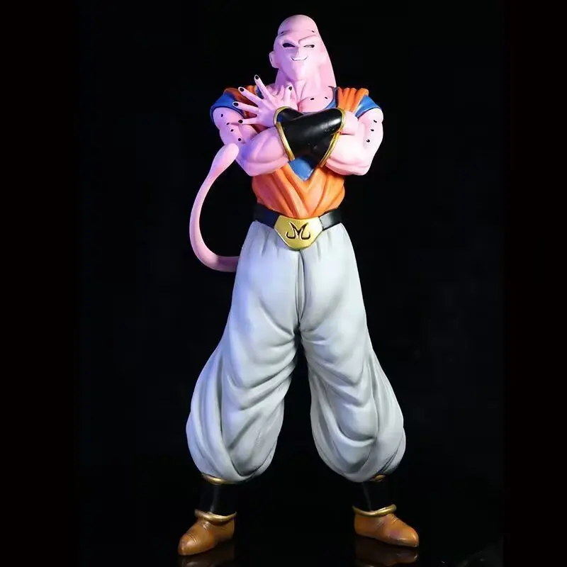 36.5cm Dragon Ball Majin Buu Standing Posture Anime Figure Model Statue Boys Collections Desktop Decoration Ornament Toys Gifts