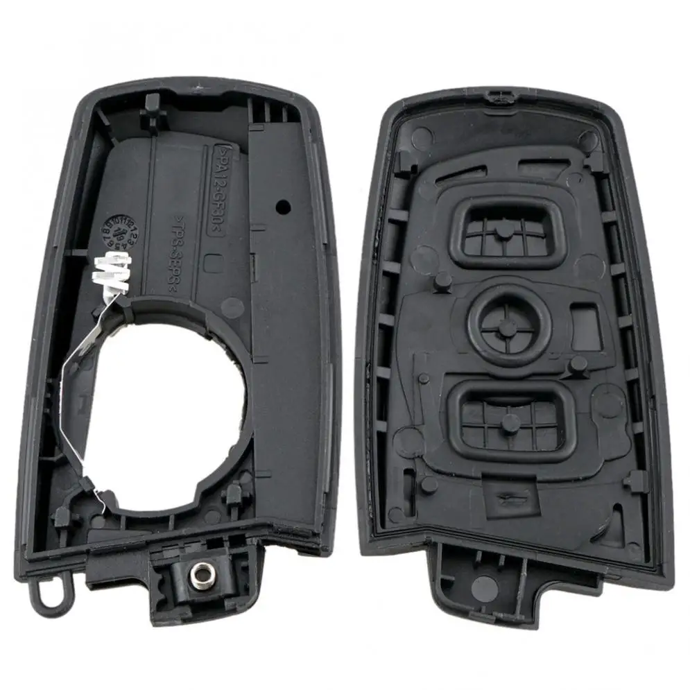 Tampa remota inteligente da chave Shell, caso keyless com lâmina em branco sem cortes, apto para BMW CAS4 F 3 5 7 Series, X3 F25 X4 F25 M2 F87 M3, 3