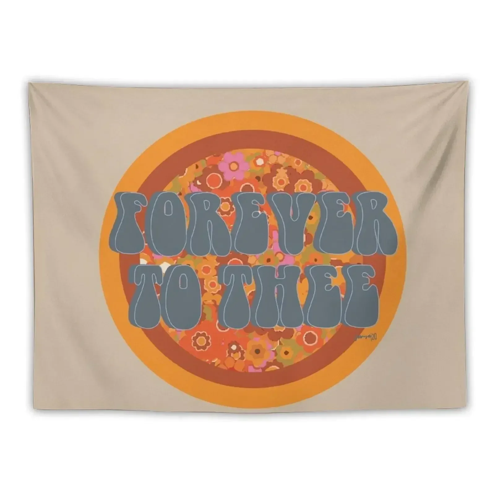 Forever To Thee Tapestry Aesthetic Room Decors Wall Hanging Carpet Wall Aesthetics For Room Tapestry