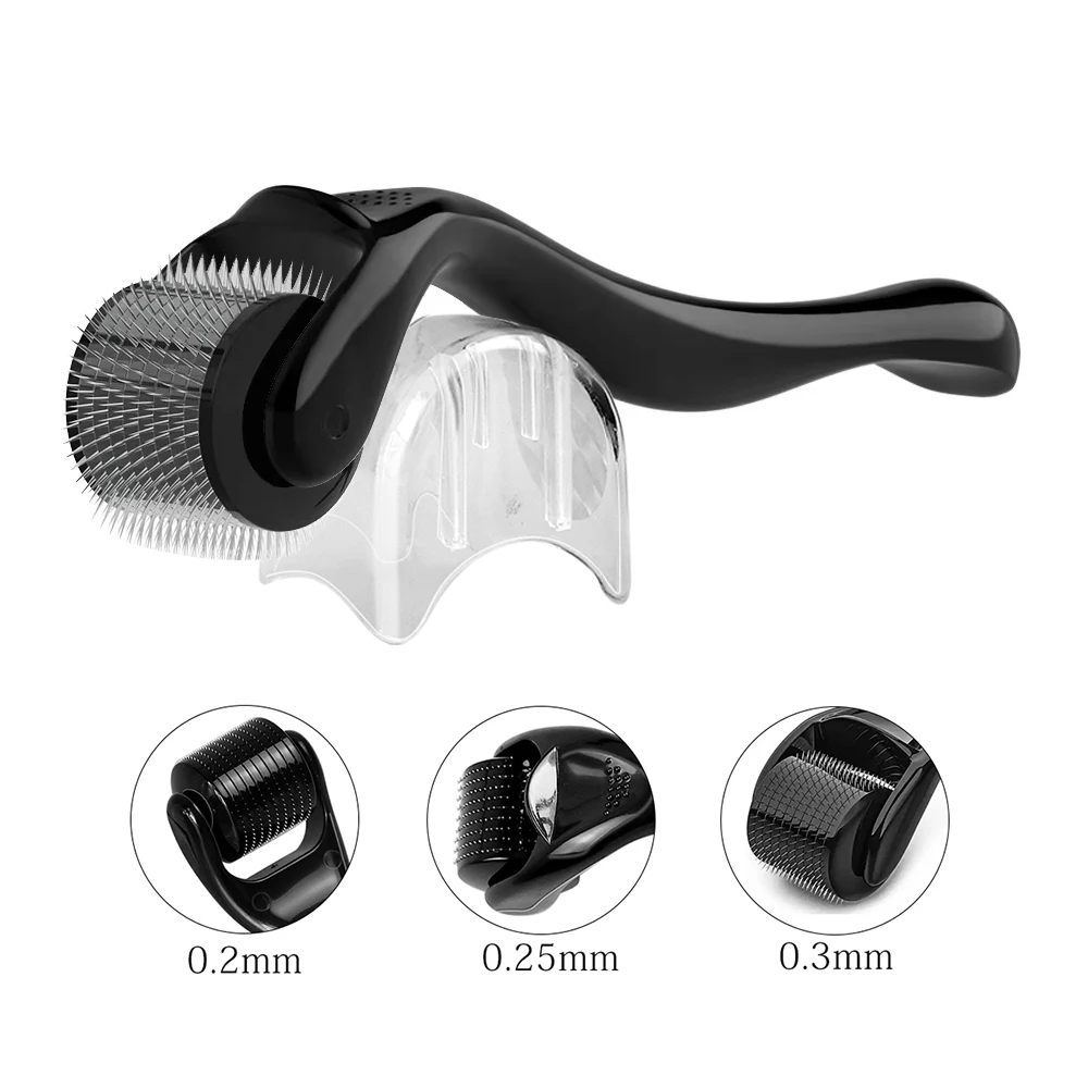 540 Needle Derma Roller Titanium Needles 0.2/0.25/0.3mm Micro Needling Roller Hair Regrowth Beard Growth Skin Care