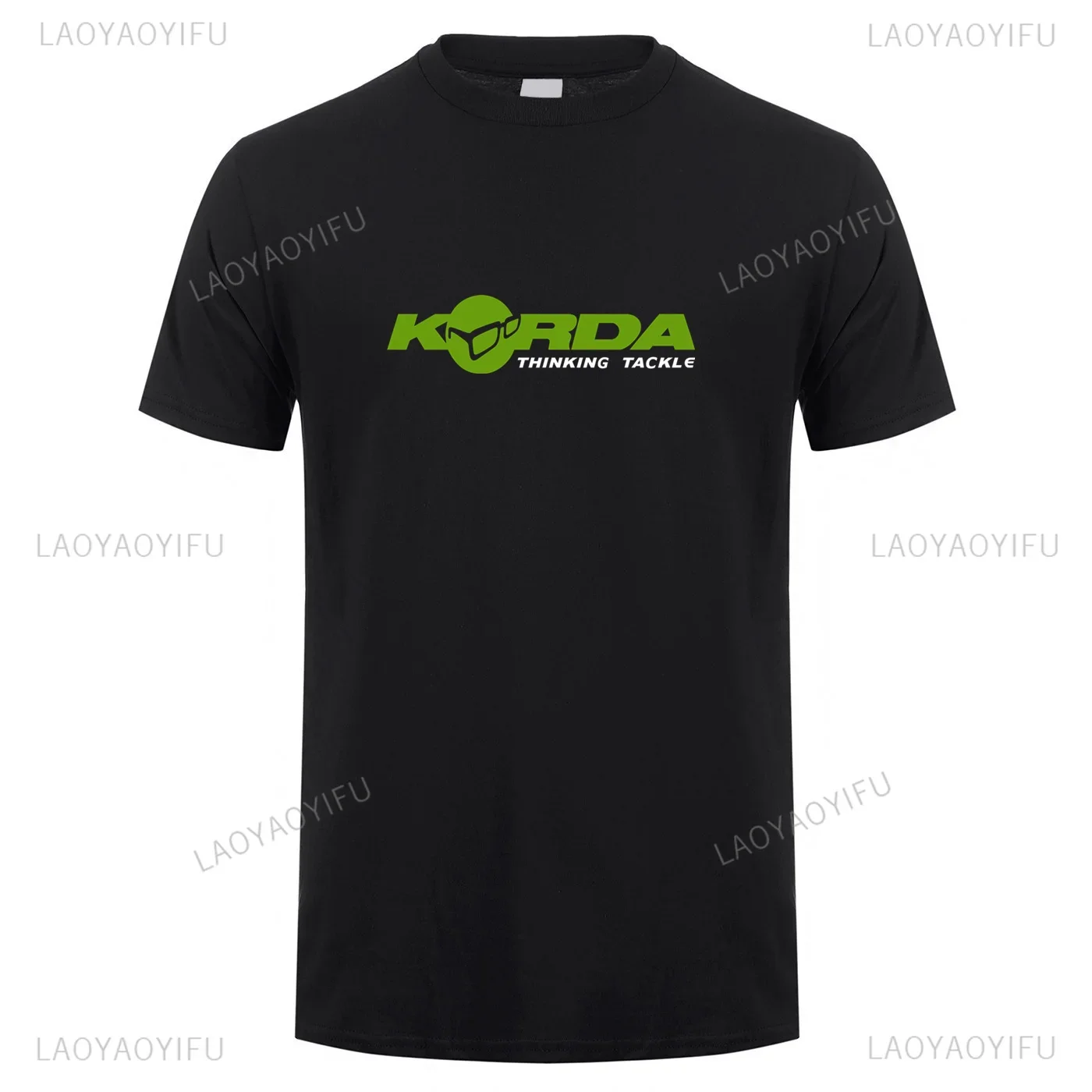 Korda Inspired Tribute Cotton T Shirts Men Casual All-Match Short Sleeve Angling Fishing Fish Carp Leisure Camping Summer Tshirt