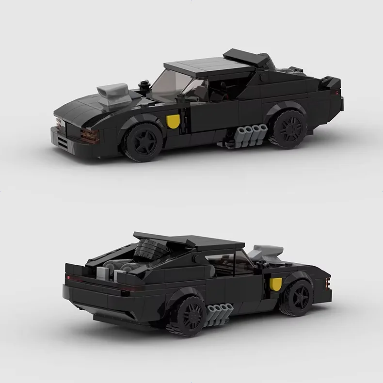 338 Parts Building Block Model MOC City Speed V8 Interceptor Creative Toy For Boys Adults Children Christmas Birthday Gifts