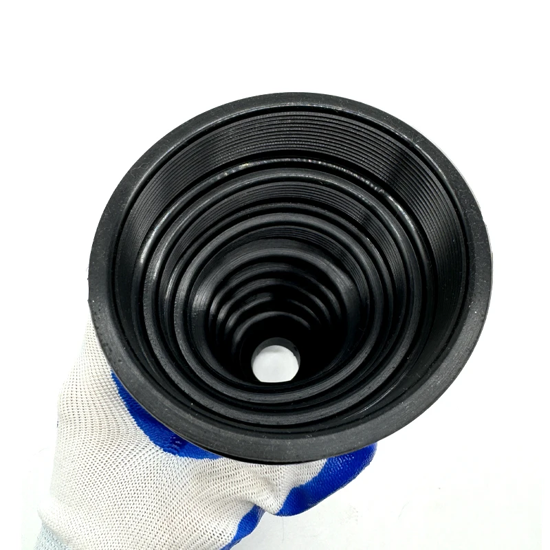 Universal Silicone Outer CV Joint Boot,Upgrades Thicken CV Boot, Soft Stretch Well ,Retain Elasticity,Long Life,Black Blue