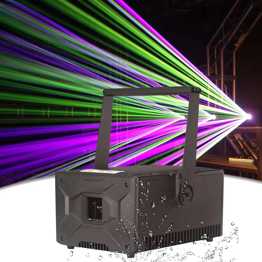 

NewFeel IP65 A3 10W 15W RGB Animation Laser Light Stage Lights For Events Theater Night Clubs Weddings And Performances