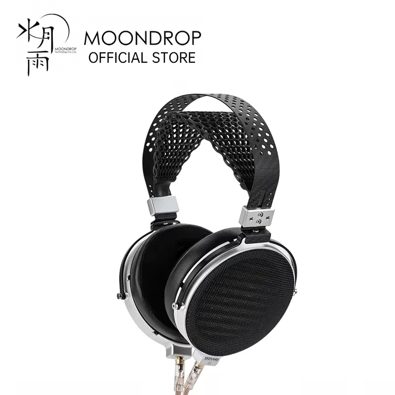Słuchawki nauszne MOONDROP SKYLAND z otwartą konstrukcją, przetworniki planarne 100mm, HiFi, pełnowymiarowe, z dwoma wymiennymi kablami 3.5mm. — zdjęcie produktu 7